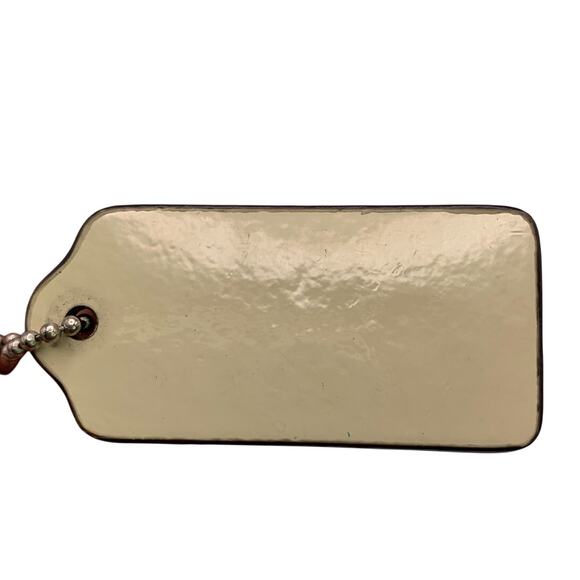2" COACH Fob Bag Charm Hang tag Hangtag - Picture 2 of 2